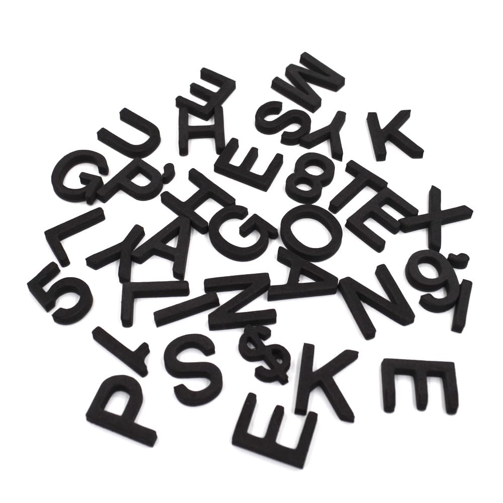 Amazon.com: Black Magnetic Letters, EVA Letters, Numbers and